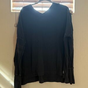 FP Movement by Free People Black Jersey Top